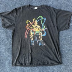 Vintage Tattoo The Earth Shirt Mens Large Black Crusade 2000 Tour Slip Knot Y2K