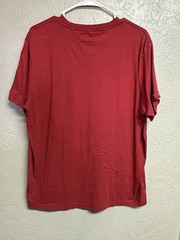 American Eagle Outfitters Mens Red Short Sleeve Standard Fit Cotton T-Shirt L