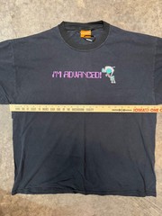 Vintage Invader Zim Gir “It’s not stupid it’s advanced” 2003 funny cartoon shirt