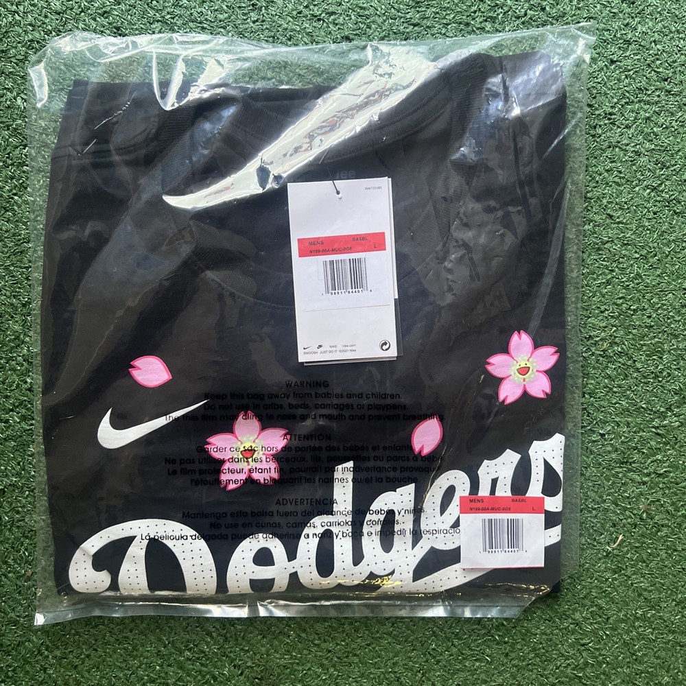 NIKE Murakami + MLB World Tour Tokyo Series 2025 SHOHEI OHTANI Dodgers T-Shirt L
