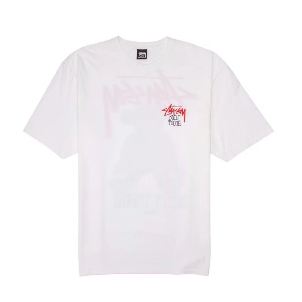 Stussy Built Tough (White) Tee Men Size S FREESHIPS