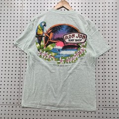 Vintage 80s Ron Jon Surf Shop Cal Cru Shirt Mens L Single Stitch Cocoa Beach USA