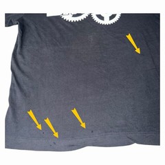 VTG Billionaire Boys Club Gears Graphic T Shirt Mens Medium Single Stitch FLAWED