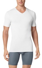 Tommy John High V-Neck T-Shirt Undershirt White Cool Cotton Collection Size XL