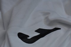 Joma Mens Solid White Short Sleeve Round Neck Athletic Soccer Blank T-Shirt L