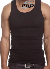 3-PACK PRO 5 MENS A-SHIRTS COTTON UNDER SHIRT WIFE BEATER S-5XL
