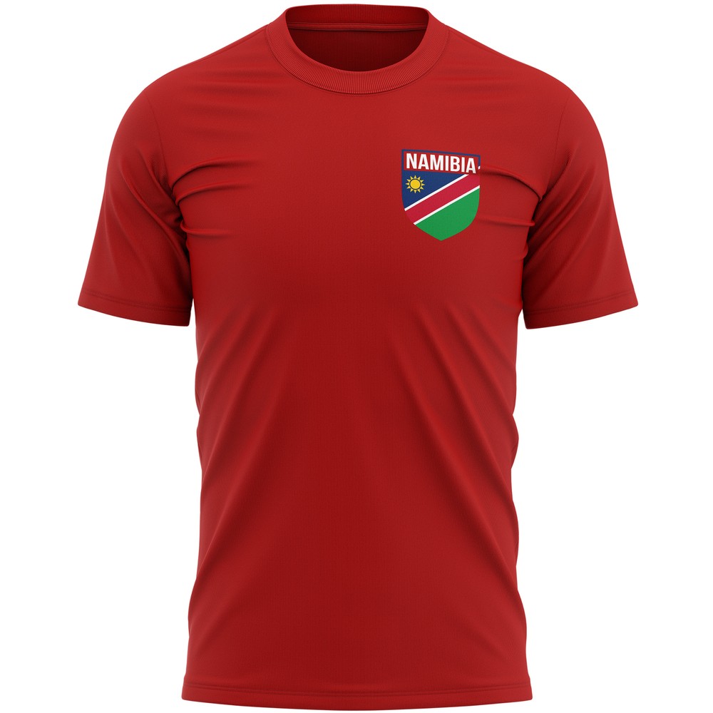 Namibia Badge Mens T Shirt shirt Football Sports Event Him Soccer Footy Tee C…