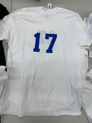 Gildan Soft Style Adult XS S M L XL Number Jersey T-Shirts White Black Team Set