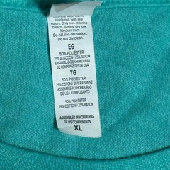 Canvas blue attack hunger Detroit XL size (width 22in, length 28in) graphic T sh