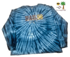Gildan U of M HAIL Michigan Wolverines Men’s Long Sleeve Tye Dye T-Shirt Sz 3XL