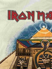 Iron Maiden – Powerslave Rare White/Blue S to 3XL