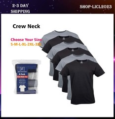 George Men’s Assorted Crew T-Shirts, 6-Pack