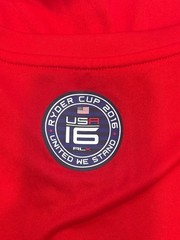 RLX Ralph Lauren Shirt Mens M Ryder Cup 2016 Red USA Performance Golf t-Shirt
