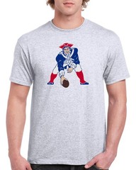 Patriots T-Shirt New England Football Old Classic Retro Throwback GNP02