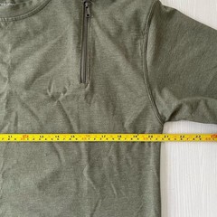 ScotteVest TEC TShirt Travel Mens M Green Performance Zip Pockets Bamboo/Cotton