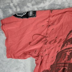 GLADIATORIA T-Shirt Men’s XL Red Graphic AOP Distressed Gladiator Collesium Rome