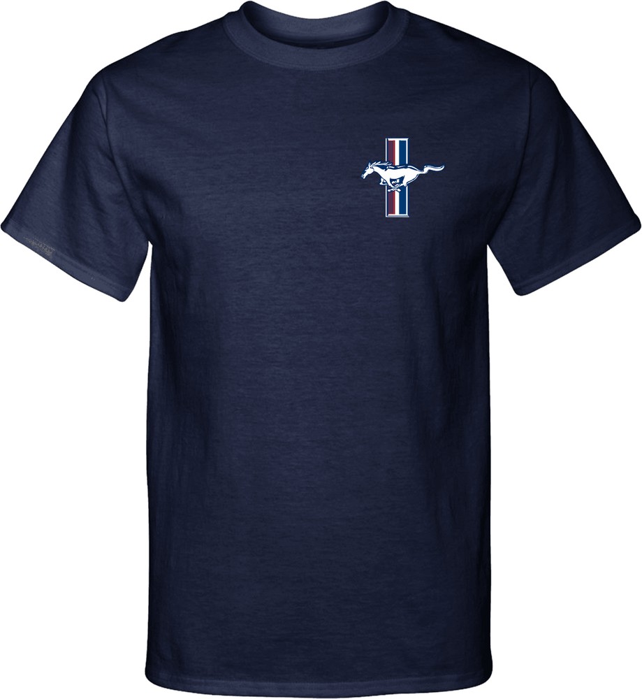 Mens Tall T-Shirt Ford Mustang The Legend Lives Crest Pocket Print