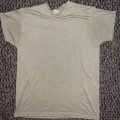 Generic US Military Surplus Replica 100% Polyester Beige Shirt – Size Medium! 🍀