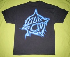 Revenge Storm Lightning Anarchy Metal LARGE Shirt Punk Metal Hip Hop