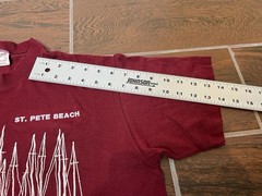 Vintage 80’s Sportswear St. Pete Beach Sail Boat Port T-Shirt Single Stitch Sz L