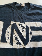 Mens GILDAN Black Vintage One Love World Graphic T Shirt Sz M
