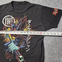 Yu-Gi-Oh Dark Magician Graphic T Shirt Men’s Small Black Anime Manga ©1996