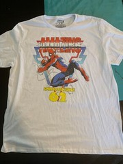 MD New no Tags Spider-man Marvel Retro look T Shirt White Amazing since 1962 M