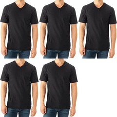 Fruit of the Loom Men’s V-Neck Tee (Pack of 5) MANY COLORS AVAILABLE