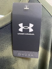 NEW Under Armour Rush Men’s XL Green Vanish Energy Printed SS Loose Fit T-Shirt