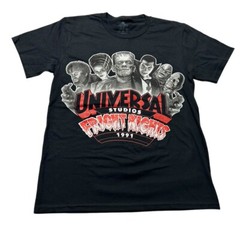 Universal Studios Parks Fright Nights 1991 Retro Monsters T-Shirt Adult Small SM