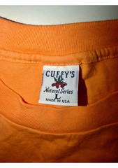 Vintage Nantucket Gifts From The Sea T Shirt Large Orange USA Single Stitch