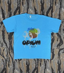 Vintage Shirt 80s Large Thailand Chiang Mai Opium Support Poppy Golden Triangle