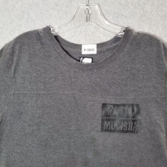 VINTAGE Metal Mulisha Men Shirt Medium Gray Logo Death Cheaters Y2K Tee