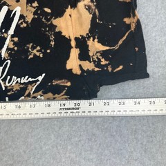 Pink Trustfall Tour Graphic T-Shirt Bleach Wash Black Medium Concert Merch