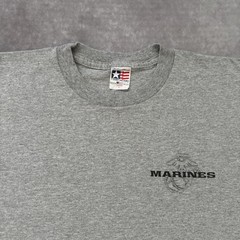 Vintage 90s Marines Pain Is Weakness Shirt Mens L Single Stitch USA Military Tee