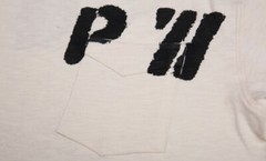 Bronson WW2 PW Pocket Tee Vintage Prison Style Short Sleeve T-Shirts Natural T