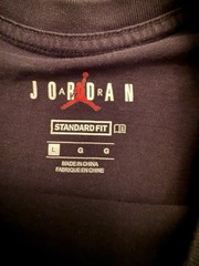 NIKE AIR JORDAN MEN’S LONG SLEEVE T-SHIRT SIZE L GRAPHIC CV1745-010 STANDARD FIT