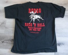 Chris LeDoux Rodeo Rock n Roll Tour 91-92 Black Men S-2345Xl T-shirt 2SIDE