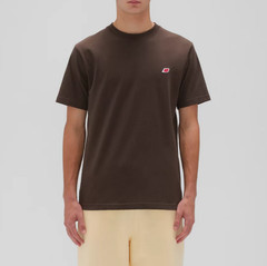 New Balance Made in USA Core T-Shirt Rich Earth Brown SZ S-M Men’s MT43543