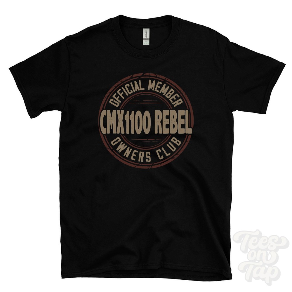 OFFICIAL MEMBER CMX1100 REBEL OWNERS CLUB T-SHIRT motorcycle biker retro logo