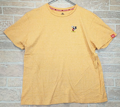 Disney Original Mickey Shirt XL Orange Heather Embroidered Mickey Mouse Logo