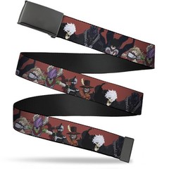 Adjustable Belt, Clamp Buckle, Cut-to-Fit, My Hero Academia Villains Group Po…