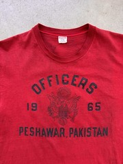 1960s Champion USAF Peshawar Pakistan Cold War Shirt Single Stitch L Vintage Tee