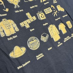 The ABC’s of Seinfeld Tshirt (Size Large) Black Gildan 90s TV Show