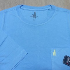 JOHNNIE O Mens M MEDIUM T SHIRT PALM PARADISE MALIBLU GOLF BLUE SANTA MONICA TEE