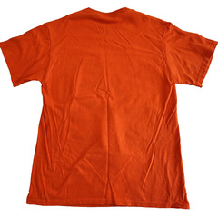 Jerzees Hi Densi-T Shirt Mens Med Orange Graphic Print Tee Trade Candy for Beer