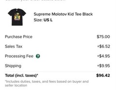 Supreme Molotov Kid Tee