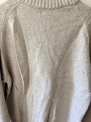 Goodfellow & Co Men’s Shawl Collar Button Sweater XXL Beige Knit Pullover