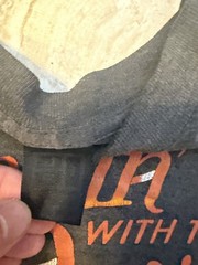 RARE 1990 Runnin with the devil just brass 3d emblem shirt. Thin and faded Xl