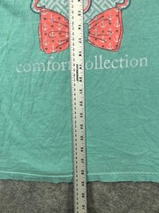 Comfort Collection T Shirt Adult L Green Starfish Bowtie Crew Tee Cotton Mens